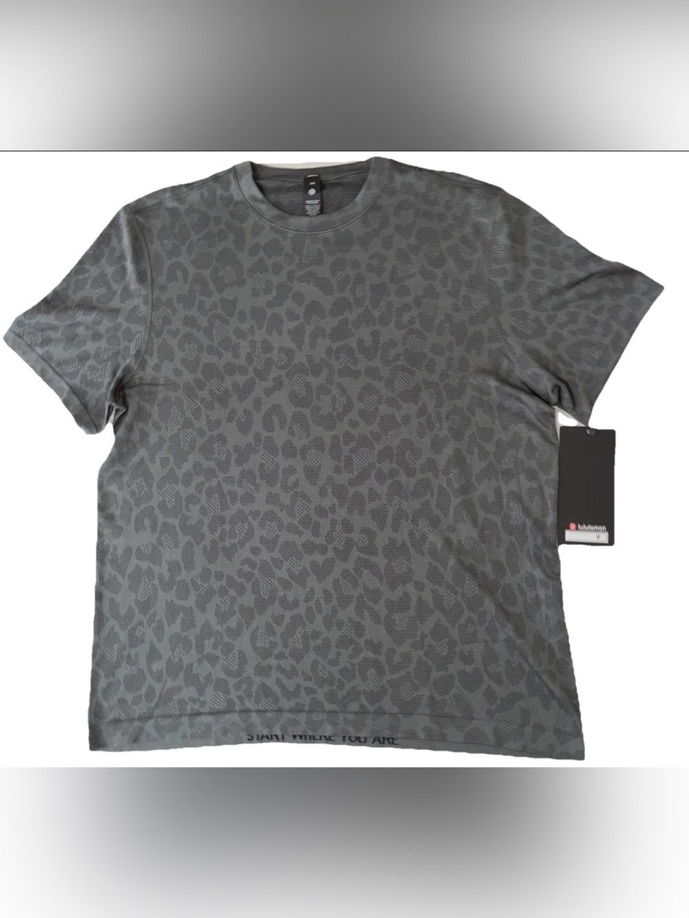 NWT*LULULEMON*MENS LARGE*METAL VENT TECH RELAXED SHORT SLEEVE*AUTHENTIC*TLUX/BLK